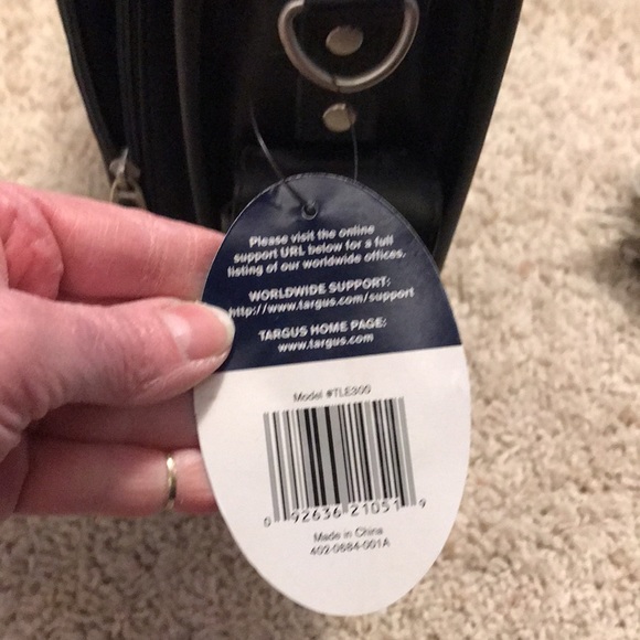 Targus black computer case brief case satchel - Picture 9 of 12